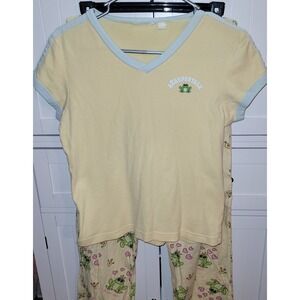Aeropostale Pajama Set XS Frog Print  Loungewear Sleepwear vintage y2k cute!